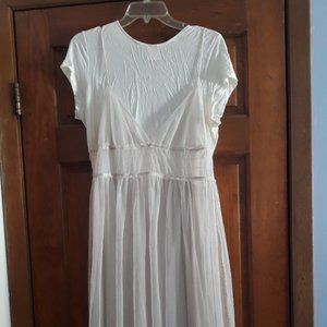 White and Cream Dress